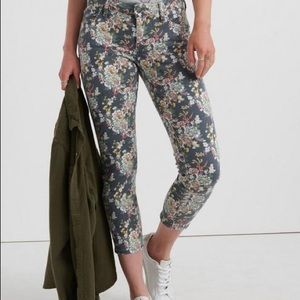 Lucky Brand Lolita Floral Print Crop